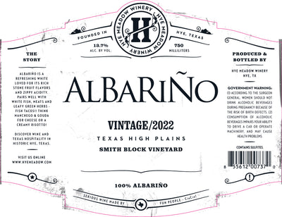 2022 Albarino