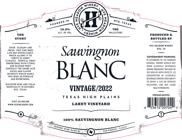 2022 Sauvignon Blanc
