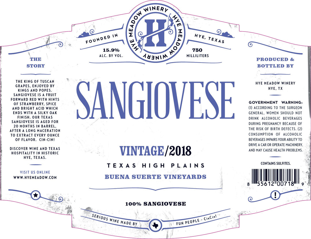 2018 Magnum 1.5L Sangiovese