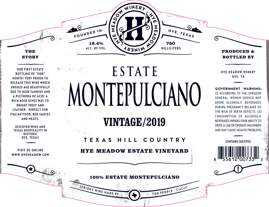 2019 Estate Montepulciano