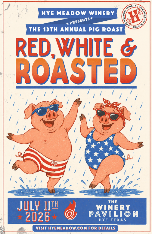 13th Annual Red, White & Roasted Pig Roast Wine Club Release Party