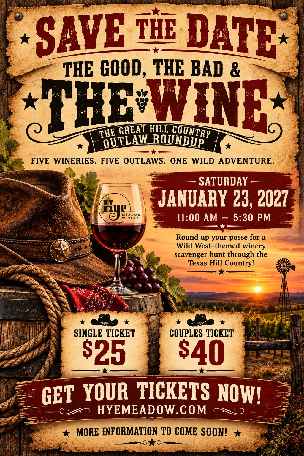 The Good, The Bad, & The Wine Scavenger Hunt