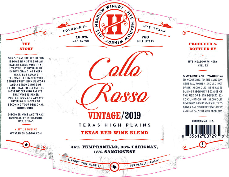 2019 Collo Rosso