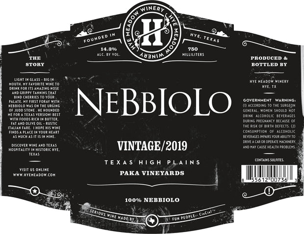2019 Nebbiolo