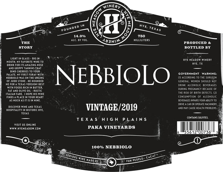 2019 Magnum 1.5L Nebbiolo (only 8 left)