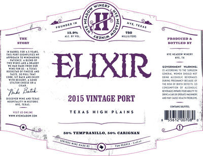 2015 Magnum 1.5L Elixir Vintage Port