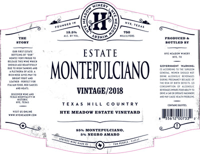 2018 Magnum 1.5L Estate Montepulciano