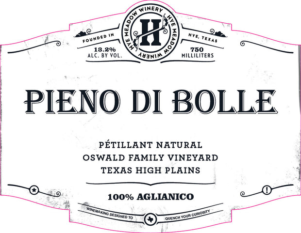 2018 Petillant Natural (3 bottles left)